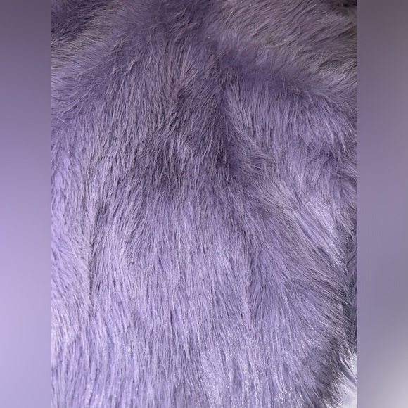 Purple faux coat - Picture 2 of 2